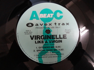 Virginelle - Like A Virgin レア国内プロモ 12 人気SUPER EUROBEAT CLASSIC Mr. Groove - Blowing In The Wind 収録　視聴