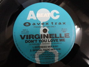 Virginelle - Don't You Love Me レア国内プロモ盤 アッパー人気SUPER EUROBEAT 12 Vito - Livin' In America 収録　視聴