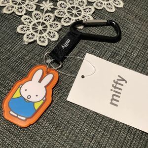  Miffy kalabina attaching acrylic fiber key holder key holder postage 120 new goods OR