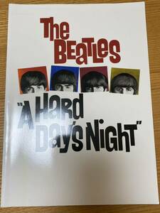 ビートルズ A Hard Day's NighT ハードデイズナイト 映画 パンフレット