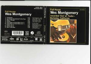 CD//Wes　Montgomery　紙ジャケ　Full　House　