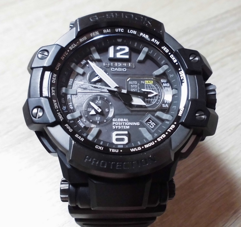 CASIO カシオ G-SHOCK ジーショック GPW-1000-1B 美品-