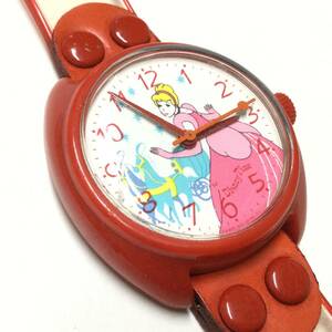 [ Showa Retro * rare ] hand winding Seiko Disney time sinterela hand winding wristwatch 