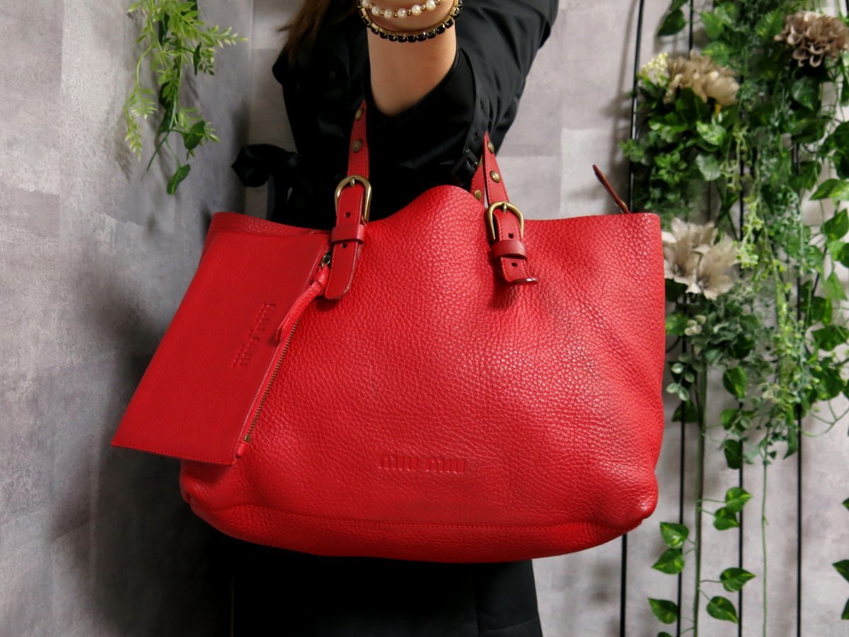 ミュウミュウ トートバッグ美品 マドラス | www.ddechuquisaca.gob.bo