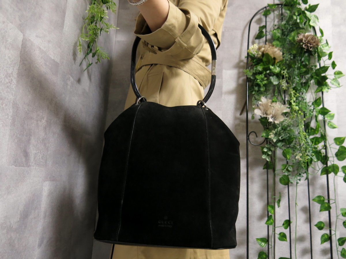 割引売上 GUCCI ✴︎ グッチ スエード ミニスカート 台形スカート 難