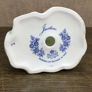 1円スタート COALPORT コールポート Justine ジャスティン フィギュリン フィギュア 人形 置物（管理ID:28）の画像8