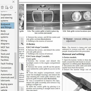 BMW E30 & E30 M3 Ver2 ファクトリーワークショップマニュアル 整備書 配線図 マニュアルの画像6