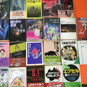 E07-003【3文庫本大量まとめ 】清水一行 片岡義男 木谷恭介 他、100サイズ ※同梱不可※