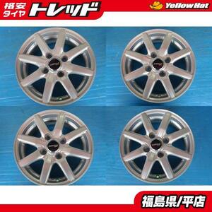 ★平店★ 中古ホイール４本セット トピー シビラ ME 13X5.0J 35 4H100 サクシードバン プロボックスバン 車検用 スタッドレス用等に！