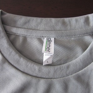 再出品 【未使用】 IWOTO Tシャツ 硫黄島 シャツ グレー Lサイズ の画像3