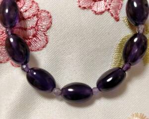  natural stone amethyst necklace beautiful 
