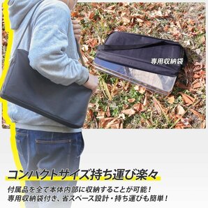 【送料無料】焚き火台 バーベキューコンロ キャンプ用 アウトドア BBQ 焚火台用薪ストーブ ◆折りたたみ式◆ 収納バッグ付き！！の画像6