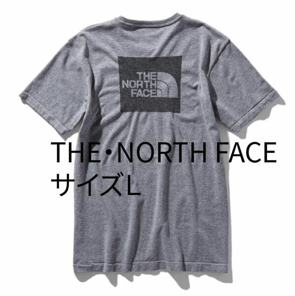 ■国内正規品■新品未使用【THE NORTH FACE／ザ・ノースフェイス】サイズＬ、ミックスグレー、 半袖Tシャツ