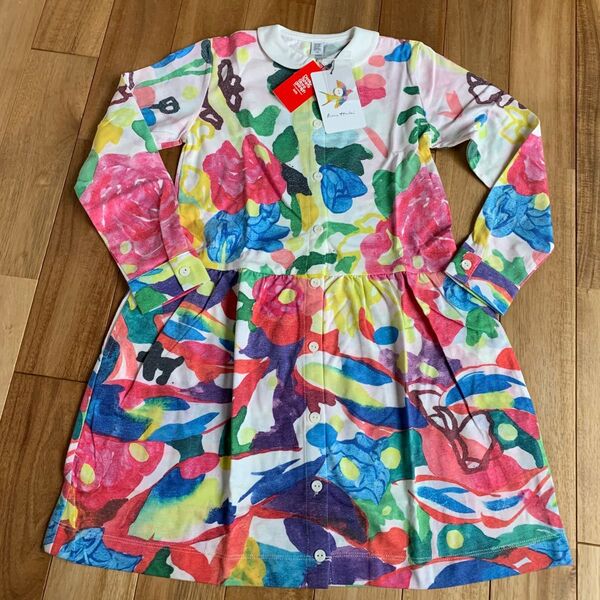 グラニフ 星きさら 花柄ワンピース 130