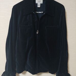 サテンジャケット 紺 Mサイズ