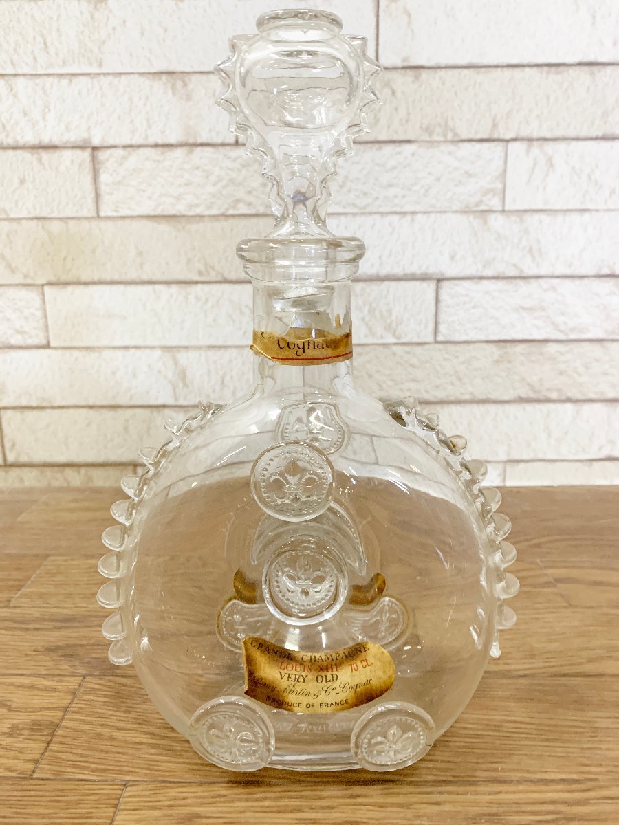 レミーマルタン ルイ13世 空き瓶 バカラ空瓶 REMY MARTIN LOUIS XIII