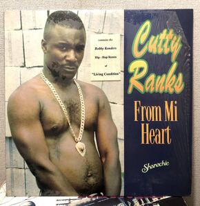 激レア Ragga ラガマフィン 1992 Cutty Ranks / From Mi Heart Original LP Remix Bobby Conders Funk Master Flex 90s ミドル 絶版