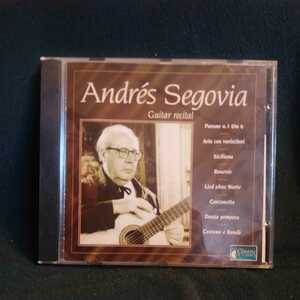 輸入CD Andres Segovia Guitar recital　セゴビア・リサイタル