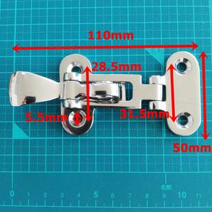 ドア ハッチ ファスナー ロック 付 ハッチロック スナップフリー ステンレス SUS 316 ボート ヨット ①の画像2