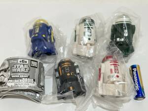 STAR WARS プルバックドロイド　5種 スターウォーズ R2-M5 R2-A6 R2-B1 R2-Q5 R2-X2 R2ユニット R2-D2