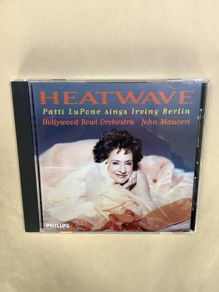 送料無料 PATTI LUPONE SINGS IRVING BERLIN HOLLYWOOD BOWL ORCHESTRA & JOHN MAUCERI「HEATWAVE」輸入盤