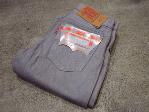  Vintage 80's*DEADSTOCK Levi's 701 gray inscription W25 L32*230113c3-k-pnt-jns-w26 1980s Kids Levi's dead stock 