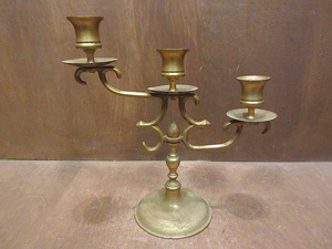  Vintage *3 light brass candle holder *230128j2-otclct modern interior lamp lighting 