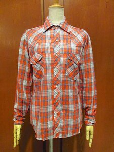 ビンテージ70's●Searsチェックウエスタンシャツsize S●230126r3-m-lssh-wstn古着長袖シャツトップスシアーズ