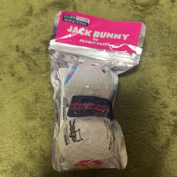 【送料無料】Jack Bunny ジャックバニー TEE付きジャック&スマイル柄ボール 262-7983203 2コ入り ピンク/ブルー110