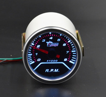 C069　　Dragongauge汎用メーター　タコメーター　52mm　52Φ　LED照明　8000RPM　４・６・８気筒対応_画像3