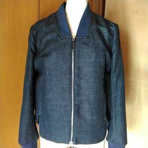  Max Mara weekend cotton linen Denim blouson 