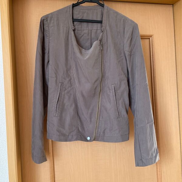新品★ ライダースジャケット★グレー