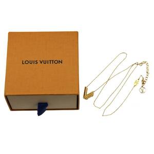 LOUIS VUITTON/ Louis Vuitton LV&ME V колье Gold M61077 LE1129 ES AB разряд 