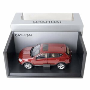 【中古】 日産 QASHQAI キャシュカイ モデルカー ミニカー 1/18スケール レッド 箱、台 全長約240mm NT 美品 Aランク