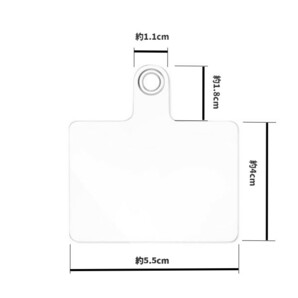 2枚セット ストラップホルダー スマホ iPhone 透明 クリア ショルダーストラップ ネックストラップ アイフォン 肩掛け 首掛け m1lEの画像4