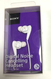 SONY◆MDR-NC31EM ノイズキャンセリング イヤホン 白 Xperia携帯専用※特定機種【純正・輸入品】XZ1,XZ1Compact,XZs,XZ Premium,Z5,Z4..