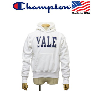 Champion (チャンピオン) C5-W102 REVERSE WEAVE フーデッドスウェットシャツ アメリカ製 CN057 010ホワイト XL