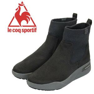 le coq sportif ( Le Coq s Porte .f) QL3SJD80GY LA SEVRES LIFTse-vuru lift BOOTS lady's boots gray LE031 approximately 25.0cm