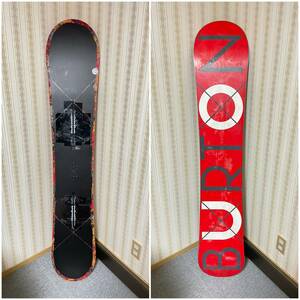 ＢＵＲＴＯＮ　バートン　ＣＵＳＴＯＭ　Ｘ　カスタムX　１５６　15モデル　キャンバー　黒　ソール：赤 