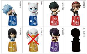  Gintama pigyua collection earphone jack accessory figure Secret contains 7 kind set Bandai 