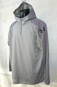 アンダーアーマー　ジップアップ　2XL 美品　cold gear UNDER ARMOUR LOOSE COUPE LACHE SUELTO