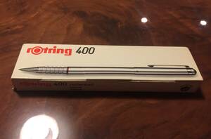 長期保管未使用品 ROTRING ロットリング 400 ボールペン・rollerball・ブラック・箱取説付・筆記用具・送料520円~