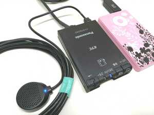☆軽自動車登録　Panasonic CY-ET925KD USB電源仕様　ETC車載器 バイク　音声案内