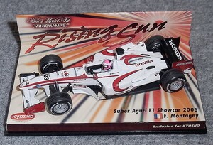 京商別注 1/43 スーパーアグリ F1 ホンダ モンタニー ショーカー 2006 SA05 HONDA SUPER AGURI ライジングサン