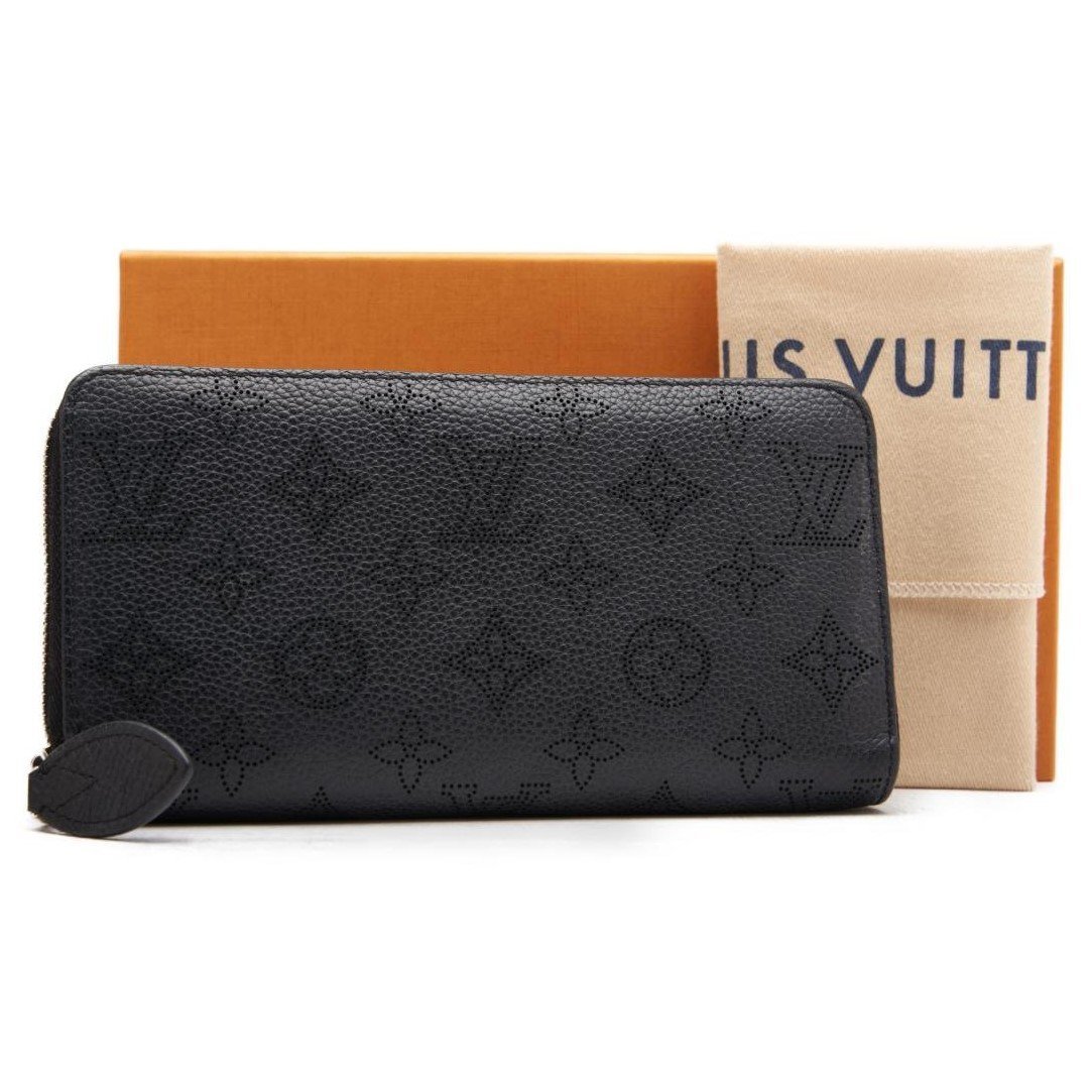 定価16.7万♪ ヴィトン財布 ジッピーウォレット マヒナ ノワール ラウンド 純正一掃 定価16.7万♪ ヴィトン財布 ジッピーウォレット マヒナ ノワール ラウンド 長財布