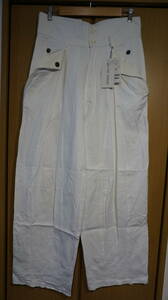 [ rare ]RAF SIMONS Raf Simons reference commodity baggy pants [ size 48l2005s/s] wide pants sample goods white 