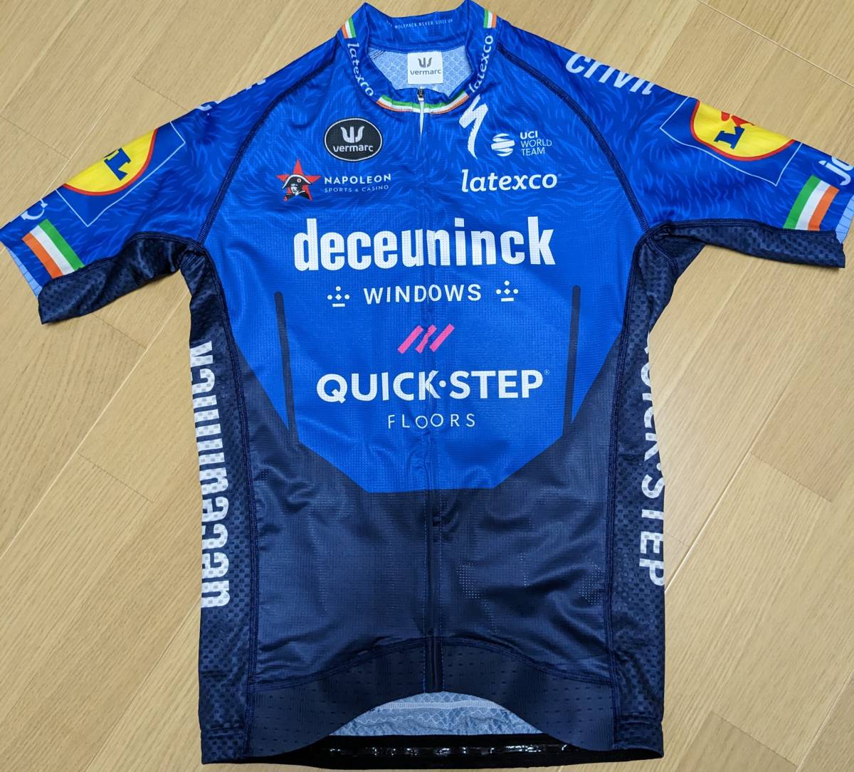 選手支給品 プロチーム Quick Step Floors スキンスーツ