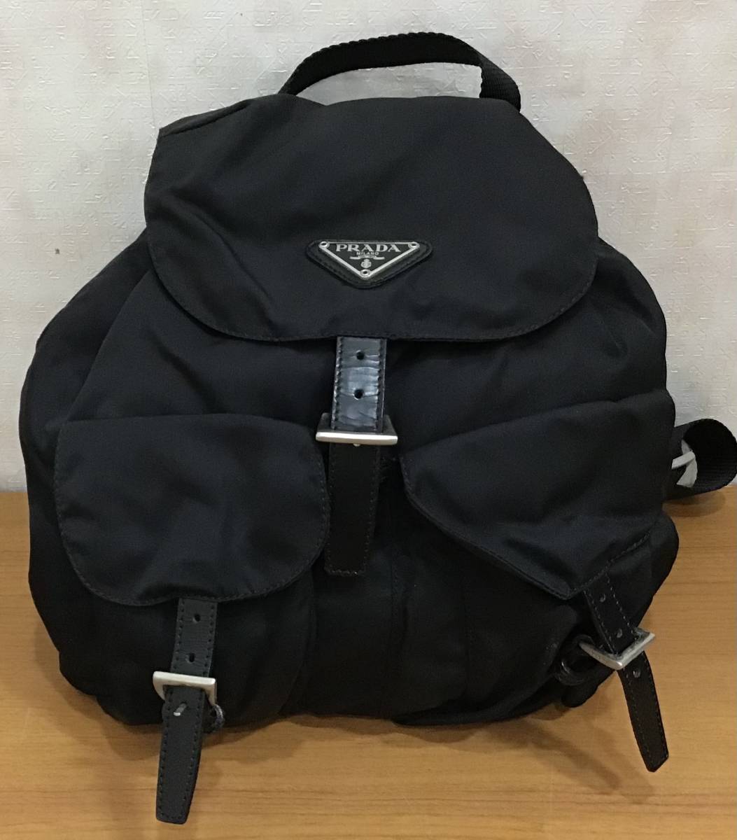 待望の再入荷! 【PRADA プラダ】バックパック／リュック B6677F NERO