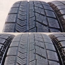 中古スタッドレス タイヤホイール STRANGER 13インチ 4.00B OFF+43 4H PCD100 165/65R13 4本 ブリヂストン ブリザックVRX エブリィ 軽カー_画像9