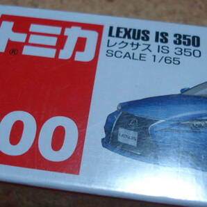 トミカ ＮＯ.１００「レクサス IS 350 F SPORT」２０１４年製/廃番品・パッケージビニール未開封品の画像2